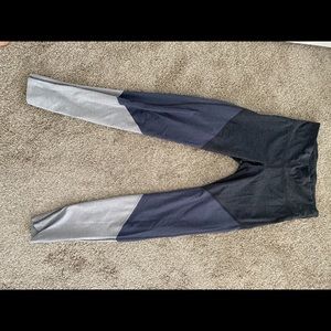 Color block, full length leggings